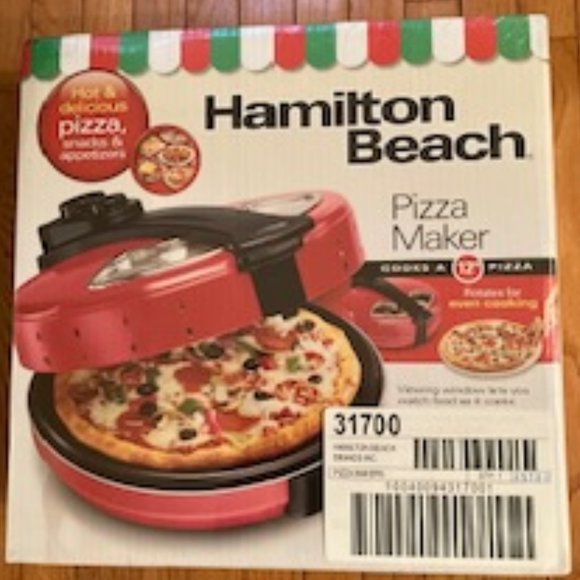 Hamilton Beach Kitchen Hamilton Beach Pizza Maker Brand New Red